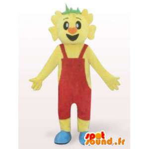 Miehen puku punainen haalari - merkki puku - MASFR00939 - Mascottes Homme