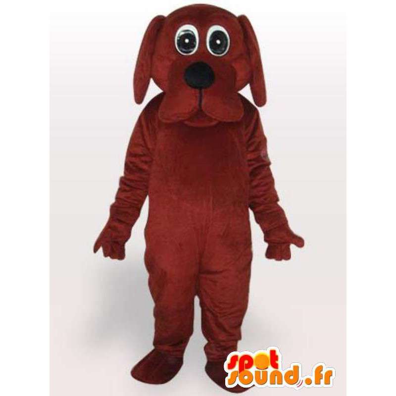 Costume de chien grands yeux - Déguisement de chien en peluche - MASFR001089 - Mascottes de chien