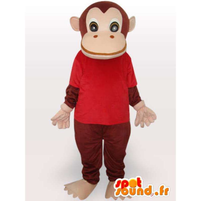 Kostuum geklede chimpansee - Monkey Costume - Aap mascottes - MASFR001071 - SpotSound.fr