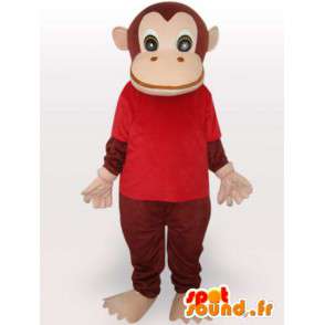 Kostuum geklede chimpansee - Monkey Costume - Aap mascottes - MASFR001071 - SpotSound.fr