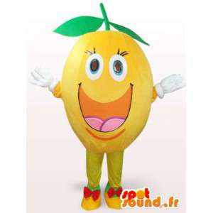 Costume de citron joyeux - Déguisement de citron toutes tailles - MASFR001109 - Mascotte de fruits