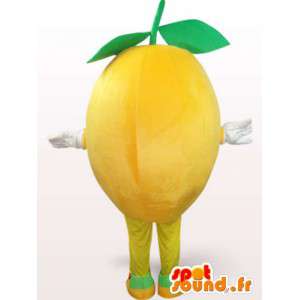 Costume de citron joyeux - Déguisement de citron toutes tailles - MASFR001109 - Mascotte de fruits