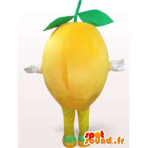 Feliz Lemon Costume - Lemon vestir todos os tamanhos - MASFR001109 - frutas Mascot