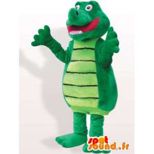 Crocodile Costume Rigoleur - Disguise crocodilo recheado - Mascote crocodilo - MASFR00933 - SpotSound.fr