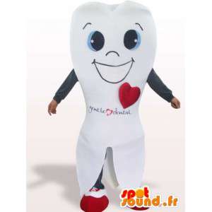 Laughing Tooth Costume - Alle størrelser tandkostume -