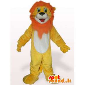Lion kostume med orange manke - Lion kostume - Spotsound maskot