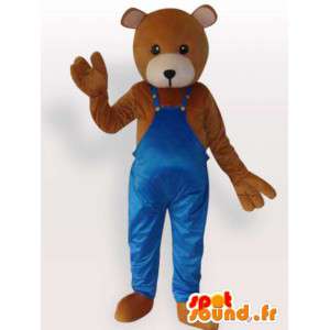 Údržbář Teddy Kostým - oblečená medvídek kostým - MASFR00948 - Bear Mascot