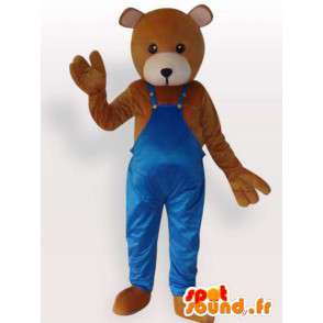 Costume Teddy Builder - Costume vestito di peluche - MASFR00948 - Mascotte orso
