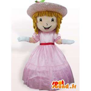 Princezna kostým s šaty - kostým s příslušenstvím - MASFR00941 - Pohádkové Maskoti