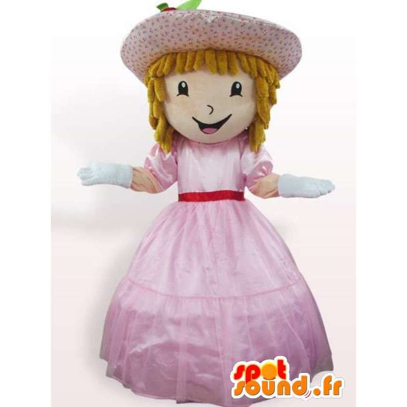 Prinsesse kostyme med kjole - drakt med tilbehør - MASFR00941 - Fairy Maskoter