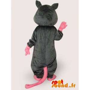 Evil Rat Costume - Kostume med stor lyserød hale - Spotsound