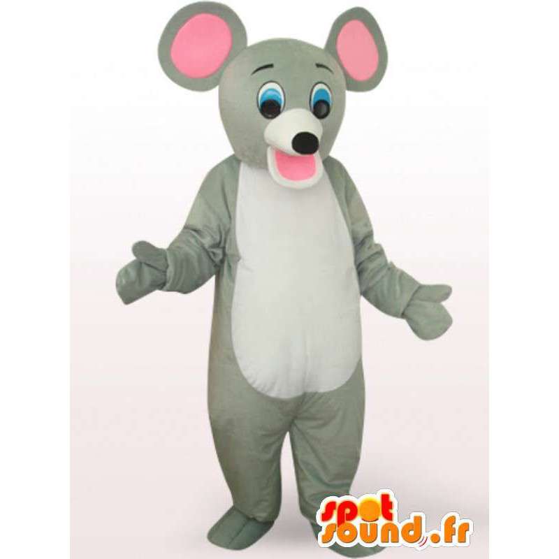 Traje do rato com orelhas grandes - traje do rato - MASFR00937 - rato Mascot