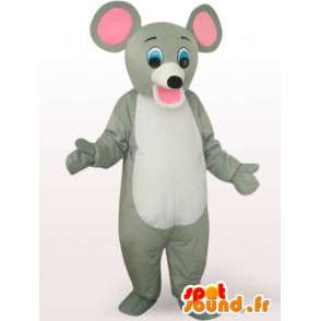 Maus-Kostüm mit großen Ohren - Disguise Maus - MASFR00937 - Maus-Maskottchen