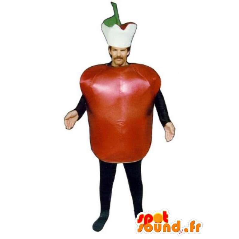 Tomato Costume - tomaat kostuum met toebehoren - MASFR001107 - fruit Mascot