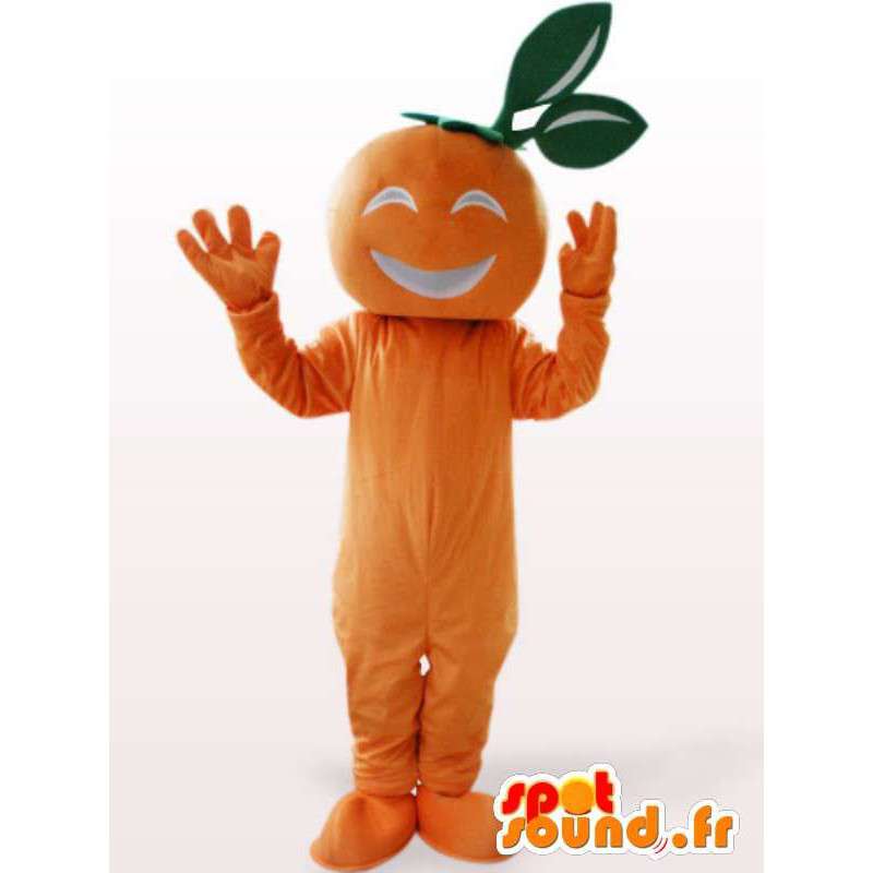 Mascot aprikos - den oransje frukten drakt - MASFR00947 - frukt Mascot