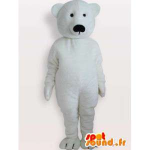 Isbjörnmaskot - förklädningsdjur av den stora svarta -