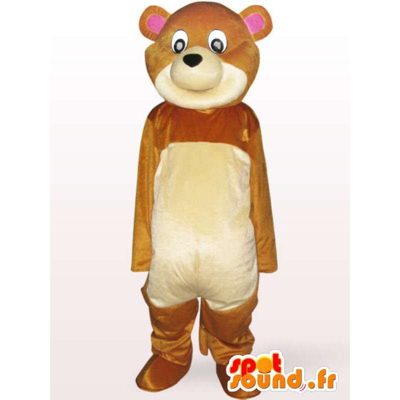 Mascotte d'ourson en peluche - Déguisement ourson livré rapidement - MASFR001128 - Mascotte d'ours