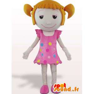 Mascote de uma menina com edredões - Disguise recheado - MASFR001103 - Mascotes Boys and Girls