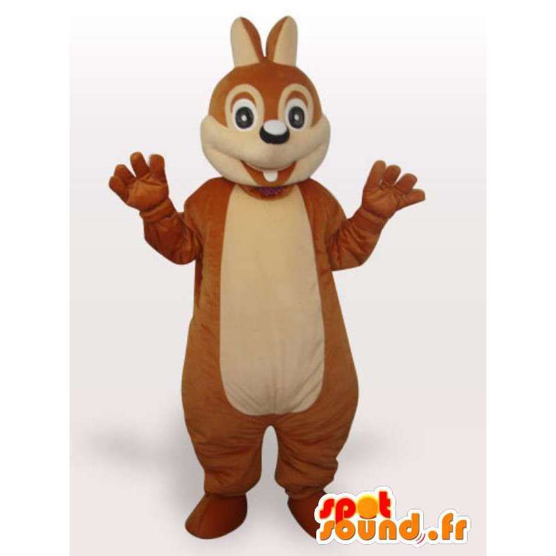 Funny squirrel mascot - Disguise stuffed squirrel - MASFR001066 - Mascots squirrel