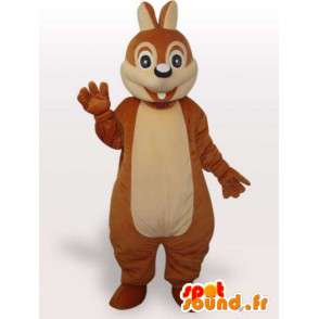 Funny squirrel mascot - Disguise stuffed squirrel - MASFR001066 - Mascots squirrel