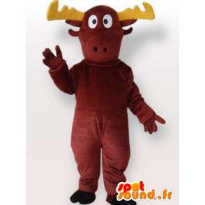 Stuffed moose mascot - Costume all sizes - MASFR001074 - Mascots stag and DOE