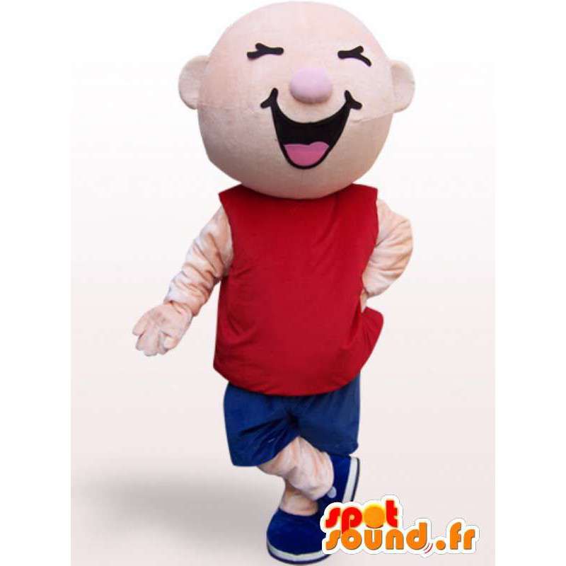 Mascot esportes cara - Traje Plush - MASFR001125 - Mascotes homem