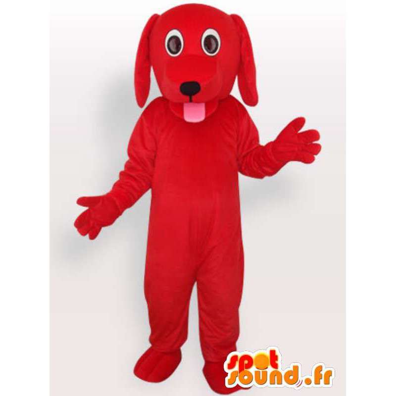 Mascotte hond met zijn tong opknoping - Hond Kostuums - MASFR001122 - Dog Mascottes
