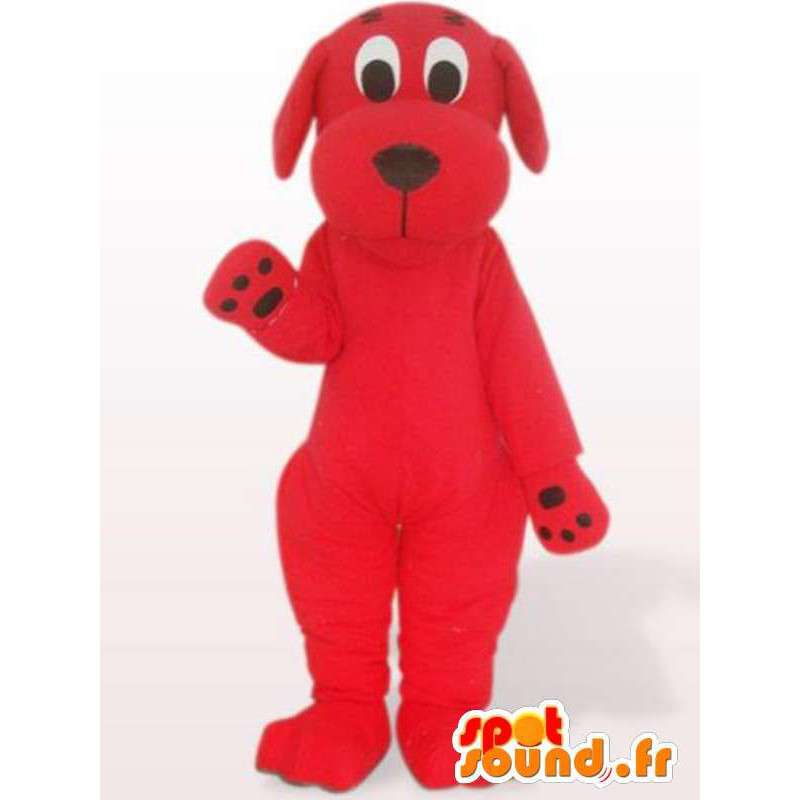 Czerwony pies maskotka - Disguise wypchany pies - MASFR00934 - dog Maskotki