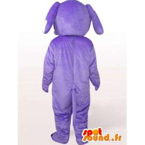 紫の犬のマスコット-すべてのサイズの犬の衣装-MASFR00968-犬のマスコット