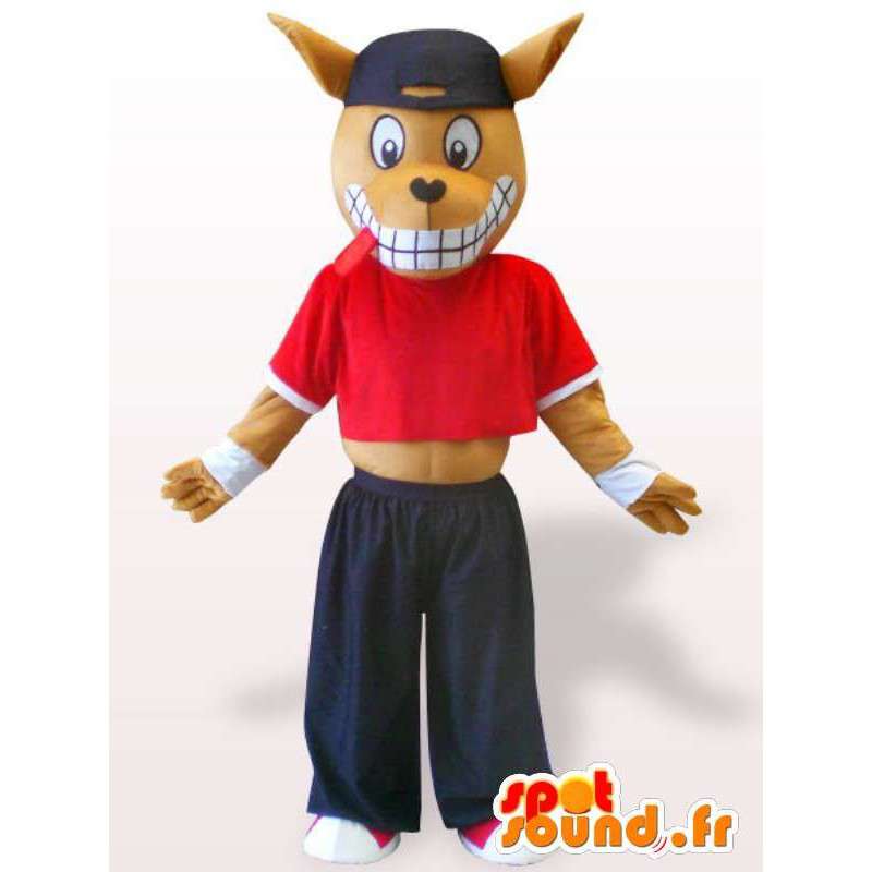 Doberman sports mascot - Disguise Dog - MASFR00953 - Dog mascots