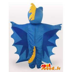 Mascotte de dragon bleu - Déguisement de dragon en peluche - MASFR00927 - Mascotte de dragon