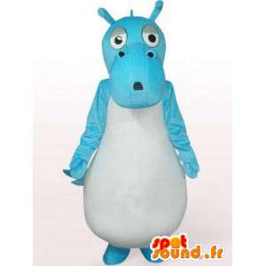 Mascotte de dragon couleur turquoise - Déguisement dragon - MASFR001069 - Mascotte de dragon