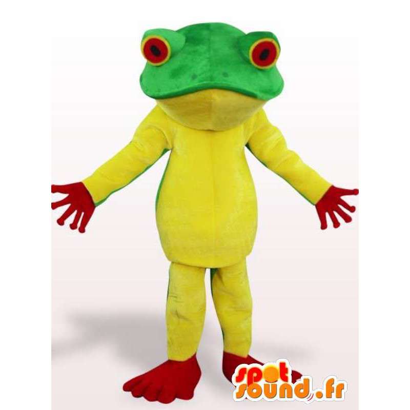 Gul frosk maskott - gul dyr kostyme - MASFR001146 - Frog Mascot