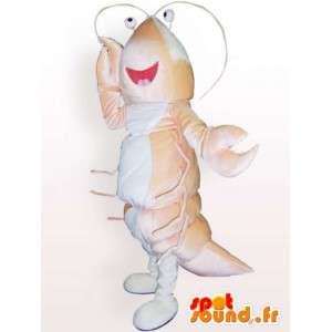 Mascotte de homard rose - Déguisement de crustacé - MASFR001075 - Mascottes Homard