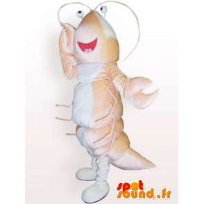 Lobster pink mascot - Disguise crustacean - MASFR001075 - Mascots lobster