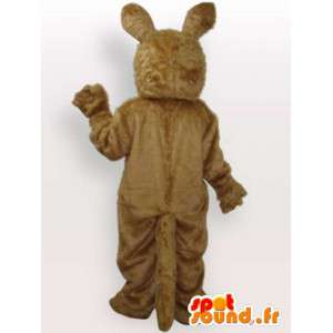 Känguru-Maskottchen - Kostüm Plüsch - MASFR001062 - Känguru-Maskottchen