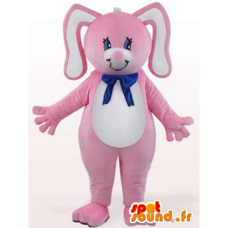 Coniglio nodo blu mascotte - roditore costume - MASFR001099 - Mascotte coniglio