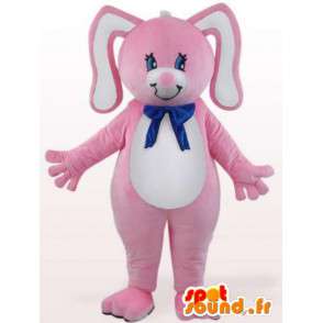 Conejo de la mascota con la cinta azul - roedor Disguise - MASFR001099 - Mascota de conejo