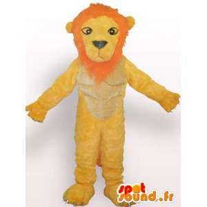 Tyytymätön leijona maskotti - leijona puku teddy - MASFR00955 - Lion Maskotteja