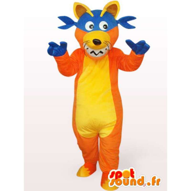 Wolf mascotte joker - Plush Costume - MASFR001154 - Wolf Mascottes