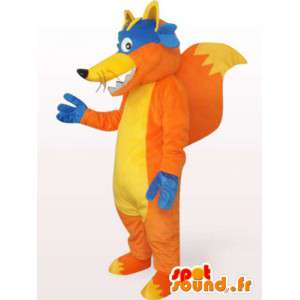 Wolf mascotte joker - Plush Costume - MASFR001154 - Wolf Mascottes