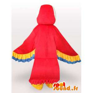 Mascotte de perroquet aux ailes colorées - Déguisement perroquet - MASFR001073 - Mascottes de perroquets