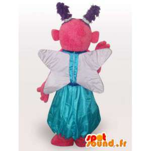 Mascot imaginary character - dressed costume fabric - MASFR001108 - Mascots unclassified