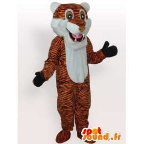 Tiikeri maskotti - kissa puku - MASFR00972 - Tiger Maskotteja