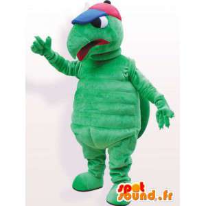 Schildkröte mit Hut Maskottchen - Disguise Qualität - MASFR001060 - Maskottchen-Schildkröte