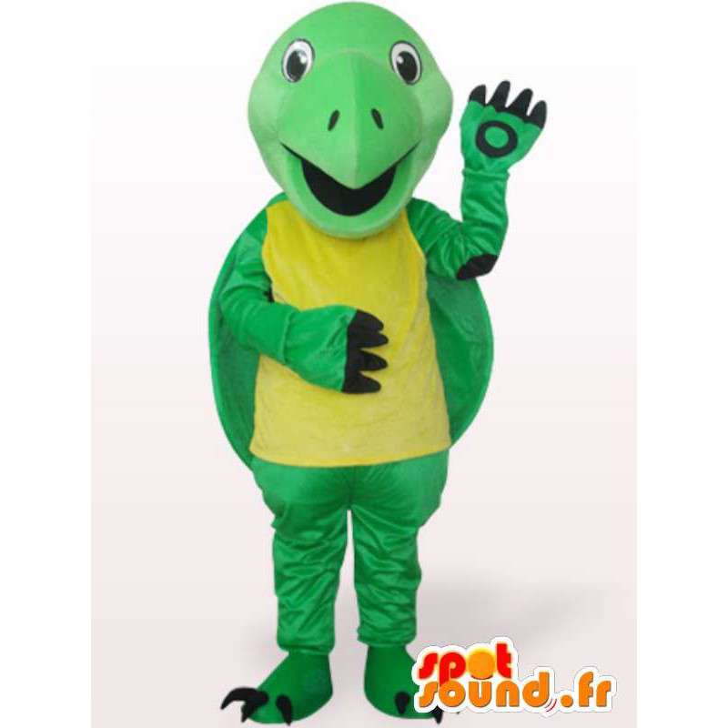 Lustige Schildkröte Maskottchen - Kostüme Plüsch - MASFR001111 - Maskottchen-Schildkröte