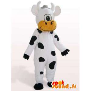 Mascotte de vache rigolote - Déguisement animal de ferme - MASFR001132 - Mascottes Vache