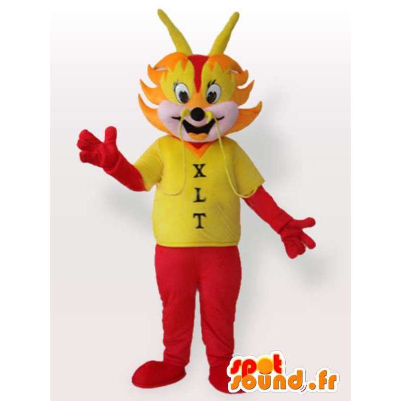Mascot med rød maur shirt - Disguise maur - MASFR00959 - Ant Maskoter