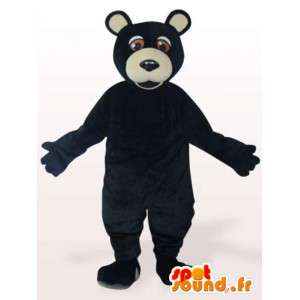 Maskot grizzly černá - černá grizzly převlek - MASFR001160 - vyhynulá zvířata Maskoti