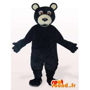 Mascot grizzly preto - Disguise grizzly preto - MASFR001160 - animais extintos mascotes